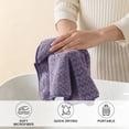 thumbnail image 4 of 12-Pack Washcloths Set, 13"x13" Luxurious Dish Towels Ultra Soft Face Towels Quick Dry Kitchen Towel Bundle Absorbent Wash Cloths(Dark Purple), 4 of 6