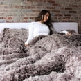 thumbnail image 4 of Coma Inducer Are You Kidding - ® Oversized Comforter Set - Frosted Chocolate Queen 3 Piece, 4 of 5
