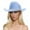 Sky Blue, variant on Women Sparkly Rhinestone Cowgirl Hat - Unisex Wide Brim Felt Fedora Bling Hats with Diamonds Band Classic Roll Up Cowboy Hat for Party