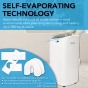 Whynter ARC-147WFH 14000 BTU Air Conditioner, Dehumidifier, Heater and Fan for 500 sq ft