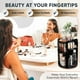 thumbnail image 3 of Organizador de maquillaje Masirs 360 con repisa giratoria ajustable, color negro, 3 of 6