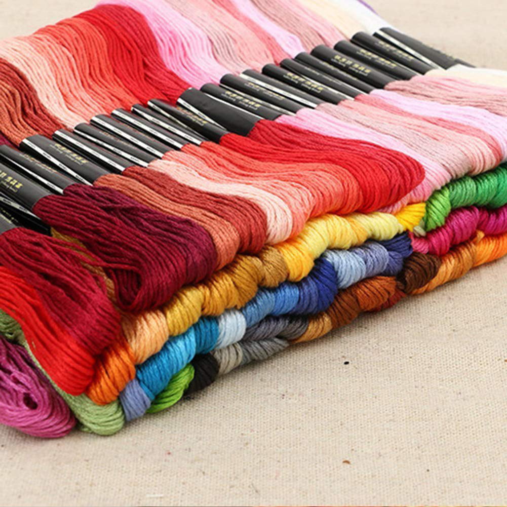 100 Colors Colour Embroidery Floss Xinfang Rainbow Cross Stitch Threads Stitching Sewing Thread for Needles Friendship Bracelets Floss 