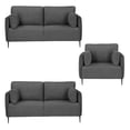 thumbnail image 1 of Sala Kilnt DICASA 3 Piezas Gris Oscuro Love Love y Sillón, 1 of 8