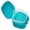 Green, variant on Denture Case, Denture Cup with Strainer, Denture Bath Box False Teeth Storage Box with Basket Net for Travel, Retainer Cleaning
