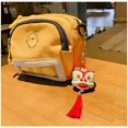thumbnail image 5 of Keychain, Car Key Backpack Charm, Chinese Style Lion Dance Head Key Ring (Lion Dance Head - Yellow), 5 of 5