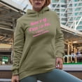 thumbnail image 2 of Sorry I'm Late, I Didn't Wanna Come, Girl Quote Art, Sassy Girls Merch Gift, Sand Hooded Sweatshirt or Hoodie, 3XL, 2 of 5