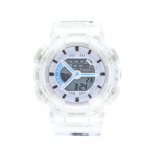 Montre Étanche Lumineuse pour Enfants Cadran Étudiant Montre Électronique Garçons et Montre Multifonction