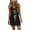 DT-Black, variant on DailyTrove Women's Graphic Print Tie-Waist Mini Dress, Sleeveless, Casual Night Out & Festival Wear, Stretchy Polyester Blend, Bold Design