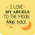 thumbnail image 4 of Inktastic I Love My Abuela to the Moon and Back Boys or Girls Baby Bib, 4 of 4