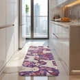 thumbnail image 4 of Goldendoodle Dog and Flower Floral Kitchen Rug Mat,Kitchen Runner Rugs Non Skid Washable,Decorative Kitchen Floor Mats for Kitchen,Sink,Laundry,17"x47.2", 4 of 7