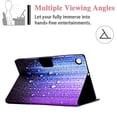 thumbnail image 4 of Galaxy Tab A8 10.5 inch Case SM-X200/SM-X205/SM-X207, Allytech Premium PU Leather Multi-Angle Viewing Angles Stand Smart Auto Sleep Wake Folio Cover for Samsung Galaxy Tab X200 2022, Water Droplets, 4 of 6