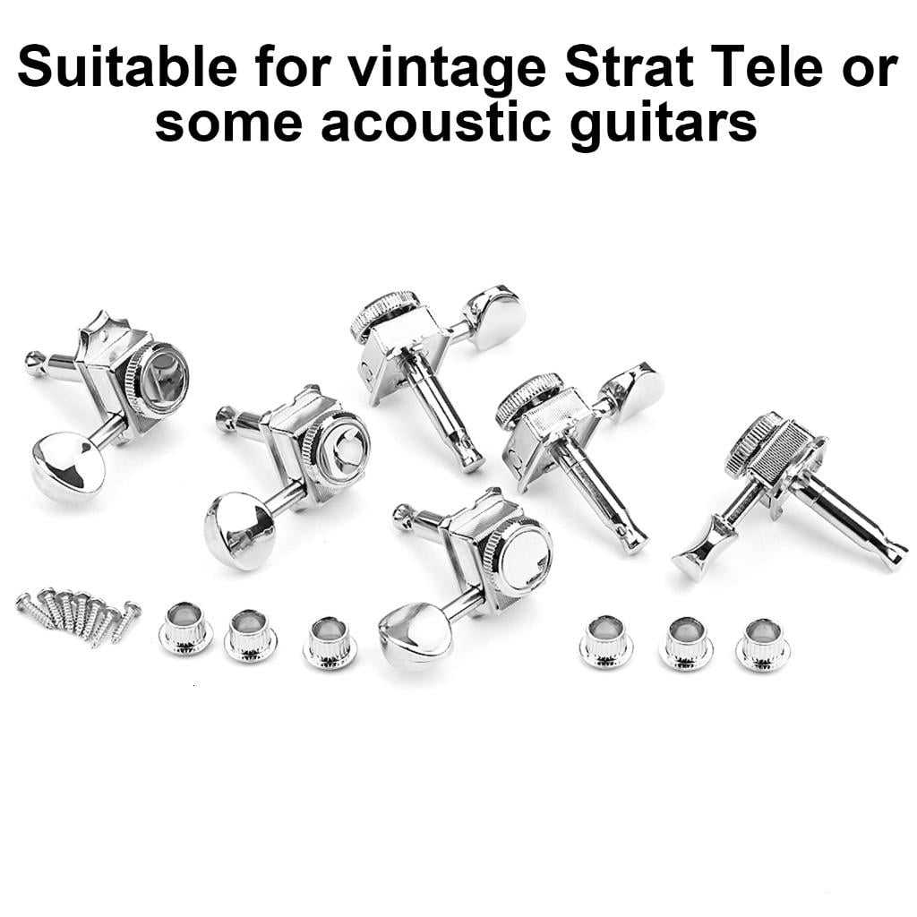 Vintage Style Guitar Locking Tuners Key Pegs Guitar Machine Head Tuners