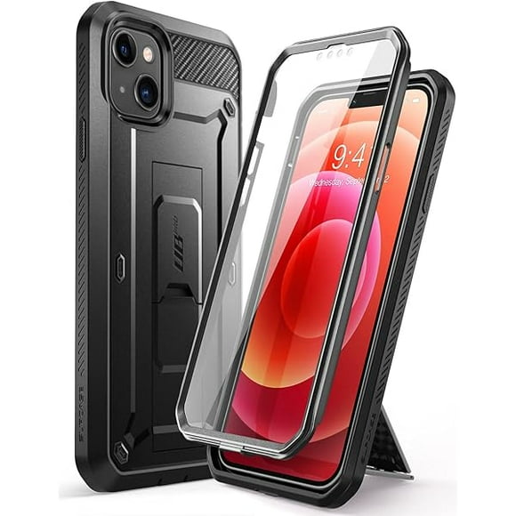 wonima11 SUPCASE Unicorn Beetle Pro Series Case for iPhone 13 Mini (2021 Release) 5.4 Inch, Built-in Screen Protector Full-Body Rugged Holster Case (Black)
