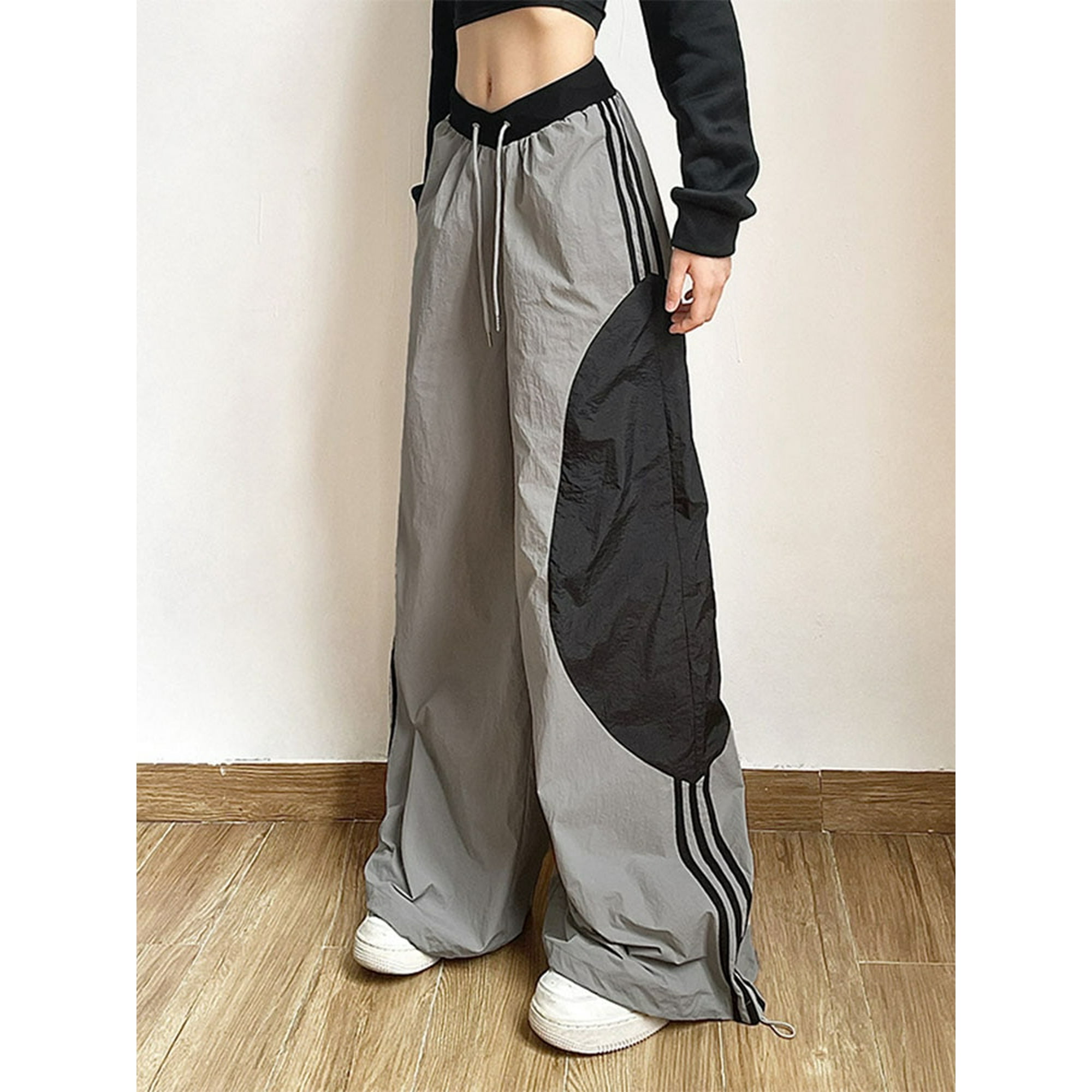 Y2K Women Streetwear Techwear Cargo Korean Harajuku Parachute