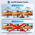 thumbnail image 4 of Estación de acoplamiento USB C para ordenador portátil con doble monitor HDMI 13 en 1, 4 of 7
