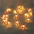 thumbnail image 3 of Vikakiooze 2022 2 Meters Christmas Lights 20 LED Snowflake String Lights Waterproof Lights For Patio Garden Party Home Xmas Decor Christmas Decorations, 3 of 6