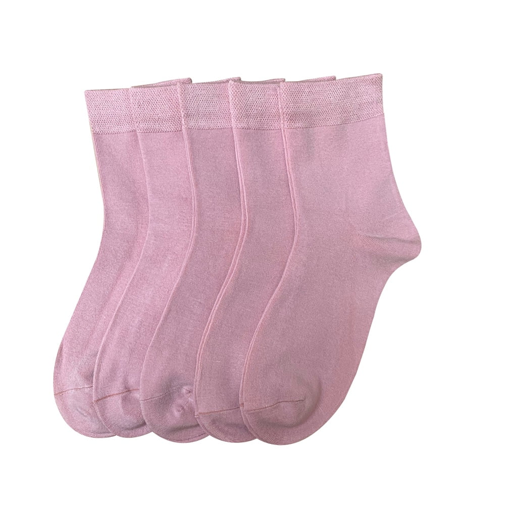 Solid Color Women Bamboo Socks Thin Breathable absorb sweat Cooling Summer Lightweight Socks 5