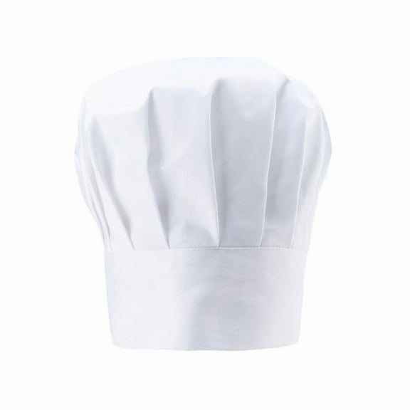 High22/29cm Cook Cap White Chef Hat Waiter Waitress Kitchen Work Hat Hotel Restaurant Canteen Bakery Baker Household Cooking Cap