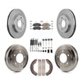 thumbnail image 1 of Transit Auto Front Rear Disc Brake Rotors Ceramic Pads and Drum Kit (7Pc) for Car Mitsubishi Lancer K8A-107701, 1 of 11
