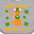 thumbnail image 4 of Inktastic St. Patrick's Day Happy Saint Purrtrick's Day Boys or Girls Baby Bib, 4 of 4