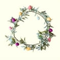 thumbnail image 4 of 6ft Easter Garland with Faux Greenery & 12 Hanging Easter Eggs - Premium Spring Garland for Indoor Outdoor Easter Party Decorations, Mantel, Staircase, Fence, Home Decor by PALIFEUR, 4 of 11