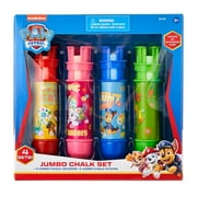 Nickelodeon Paw Patrol Jumbo Chalk Set, Includes 4 Chalk Holders