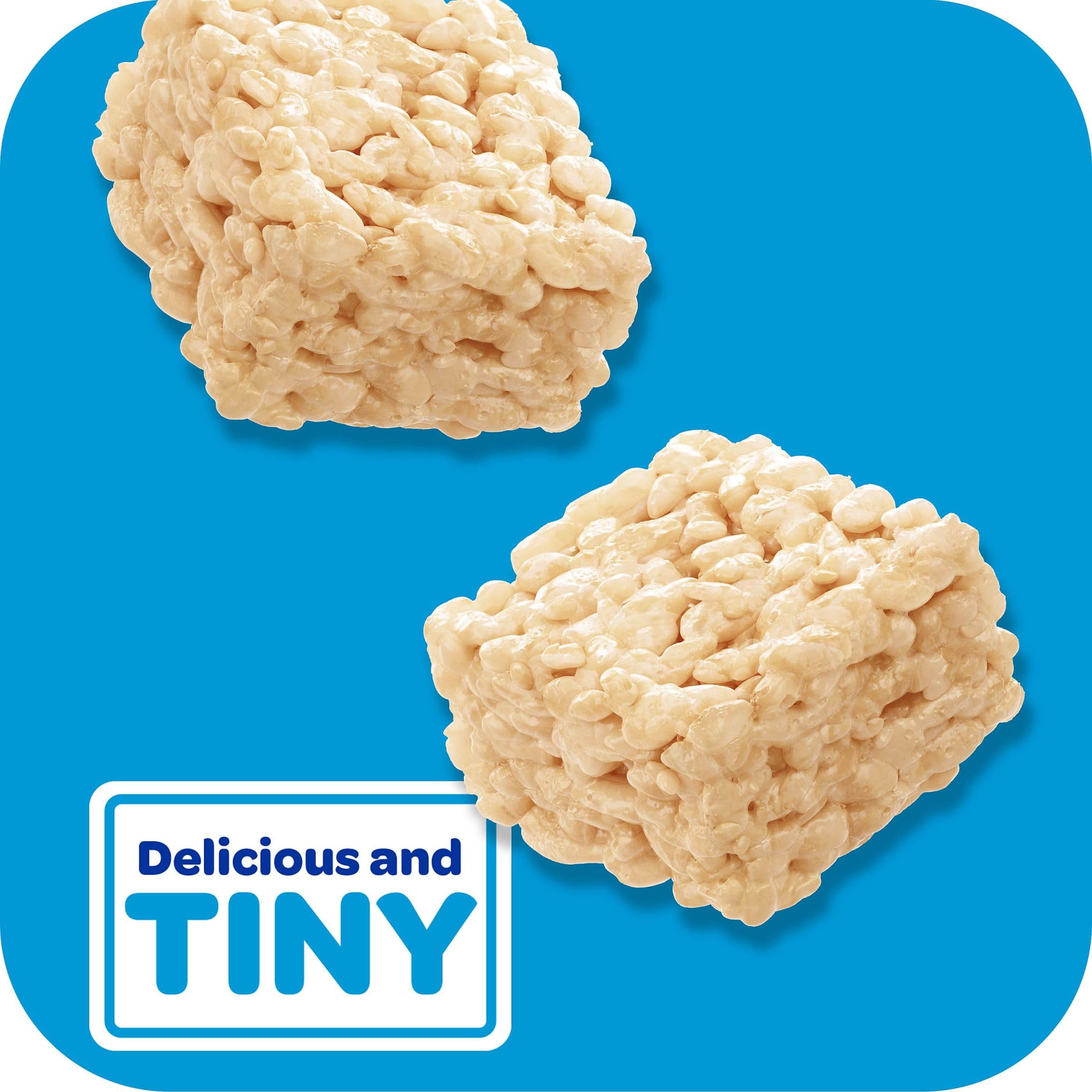 Pack of 2 - Rice Krispies Treats Crispy Mini Marshmallow Squares, Kids Snacks, Snack Bars, Original, 12.4Oz Box (32 Bars) Packaging May Vary