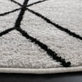thumbnail image 3 of SAFAVIEH Adirondack Caitriona Geometric Squares Area Rug, Light Grey/Black, 8' x 8' Round, 3 of 11