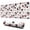 White Cow Black, variant on Long Mouse Pads for Desk,White Cow Black Spot Geometric Pattern Desk Mats on Top Of Desks, Desk Mouse Pad Extra Large with 3mm Non-Slip Base and Stitched Edge for Gaming,Office,Work,Home 31.5"x11.8"