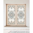 thumbnail image 2 of Window Privacy Film Boho Stained Glass Window Film Decorative Sun Block Window Cover Ethnic Aztec Southwest Neutral Aesthetic Motifs Window Clings Static Adhesive Sticker for Bathroom 23.6"x59", 2 of 7