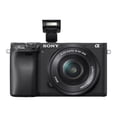 thumbnail image 3 of Sony Sony Alpha a6400 Mirrorless Digital Camera with 16-50mm Lens - Bundle with Shoulder Bag, 32GB SD Card, Cleaning Kit, Card Reader, SD Card Case, Corel PC Software Kit, 40.5mm Filter Kit, 3 of 10