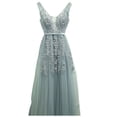 thumbnail image 1 of Vestido Largo De Fiesta ó Damas Con Encaje Para Mujer, 1 of 5