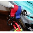 thumbnail image 4 of Cochecito de bebé con Velcro colorido, 6 uds., seguro, multiusos, doble gancho, gancho doble para cochecito de bebé, 4 of 5