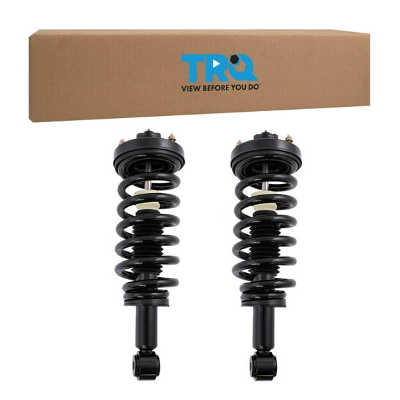 TRQ Rear Loaded Complete Shock Strut Spring Assembly Pair 2pc for Expedition New SCA61067