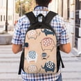 thumbnail image 2 of Gaeub Cute Ink Drawn Elephants Print Unisex Backpacks, College Bookbag,Daypack with Padded 15" Laptop Sleeve,for School, Work, and Travel, 2 of 2