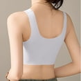 thumbnail image 5 of VISALY Sports Bras for Women High Support, High Support Adjustable Strap Full Coverage Up Bras Comfortable No Underwire Wireless Bras, Backless Bra, Bras, Sleep Bra (Light Blue, XXL), 5 of 7