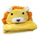 thumbnail image 3 of Yellow Lion Infant Flannel Blanket Stuffed Animal Head Baby Blanket for Boys Girls 100x100cm, 3 of 4