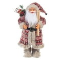 thumbnail image 5 of Tachiuwa Santa Claus Figurine Santa Claus Doll Christmas Decoration Arts Nordic Ornament Figure for Birthday Fireplace New Year Indoor 60cmx25cm, 5 of 9