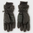 thumbnail image 4 of Canada Weather Gear Kid's Ski Gloves - Water Resistant Winter Gloves for Boys & Girls with Warmth Indicator, (Kids 8-12 Years) in Black, Small/Medum, 4 of 5