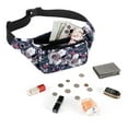 thumbnail image 3 of Fanny Pack for Women Men,Crossbody Fanny Pack Water Resistant Sports Waist Bag Pack, Belt Bag for Travel Hiking Running, 3 of 7