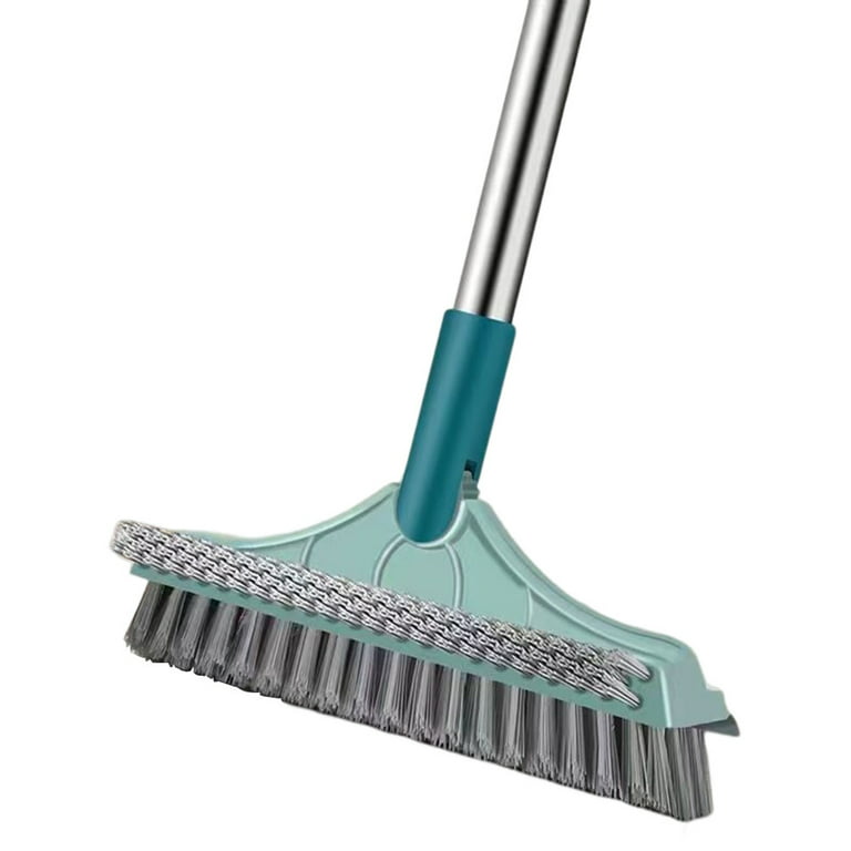 Floor Cleaning Brush Rotating Crevice Scrub Brushes Long Handle Stiff Broom  Magic Bathroom Toilet Brush Household Cleaning Tools