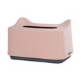 thumbnail image 1 of Caja de pañuelos creativa, soporte de papel duradero de pie, dispensador de papel, dispensador de pañuelos para escritorio, baño, comedor, dormitorio, Rosado mayimx Caso de tejido, 1 of 9