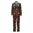 thumbnail image 1 of Pyjama en Satin de Soie Boutonné Deux Pièces pour Maman, 1 of 4