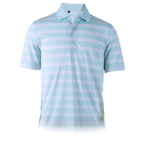Monterey Club Men's Wilson Stripe Texture Golf Polo Shirt #1671