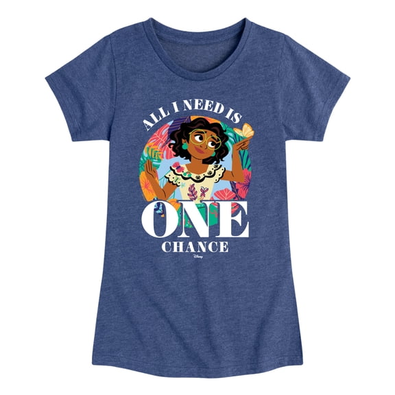 Encanto - All I Need Is One Chance - Toddler & Youth Girls Short Sleeve Graphic T-Shirt