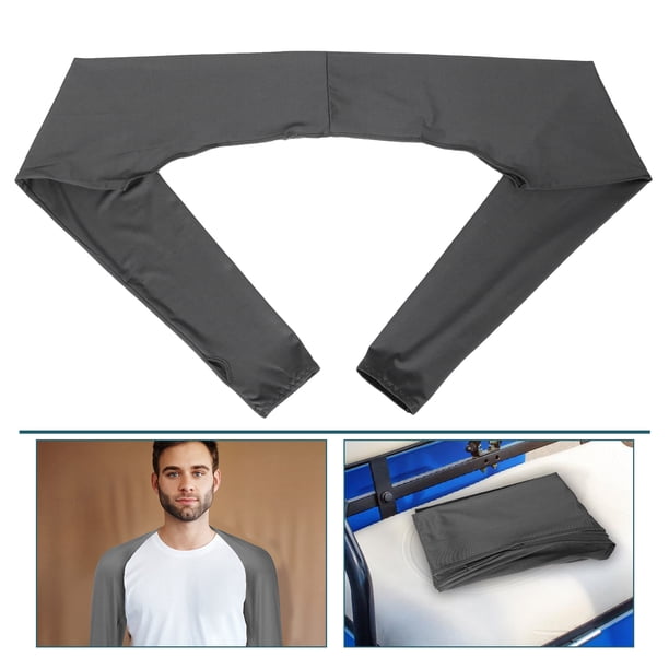 unbranded Chal Integrado Deportivo Para Exteriores Con De Protección Solar Y Cómodo Gris