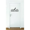 thumbnail image 1 of Wall Design Pieces Shoes Teen Girls Fashion Wardrobe Closet Quote 10 X 20", 1 of 1