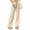 Beige, variant on 1Pcs Loose Slimming Straight Leg Pants for Spring, Autumn, and Winter High Waisted Pants with Loose Pockets
