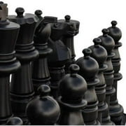 MegaChess Outdoor Chess Set Giant with 37 King Bundle, Board & Checker Set