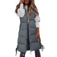 thumbnail image 2 of IMENGL Casual solid coat hooded vest, Gray 4XL, Size M-4XL, 2 of 4